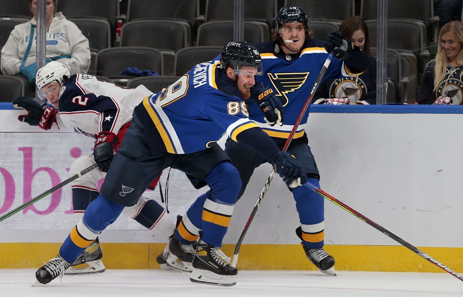 Blues take final exhibition game 7-3 over Blue Jackets